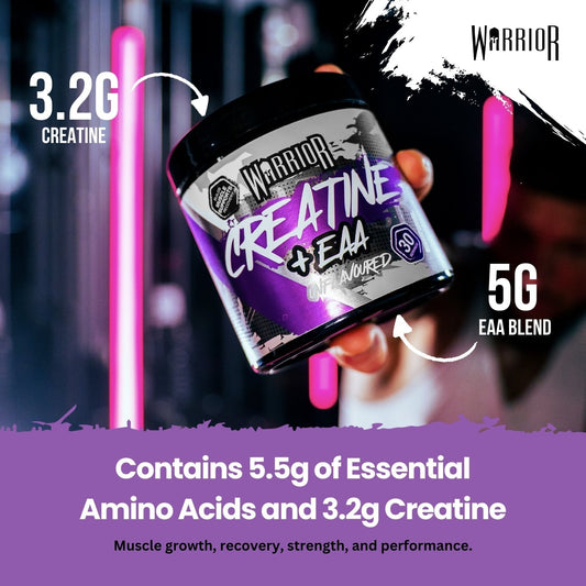 Warrior Creatine + EAA: The Ultimate Supplement for Muscle Growth, Recovery & Strength