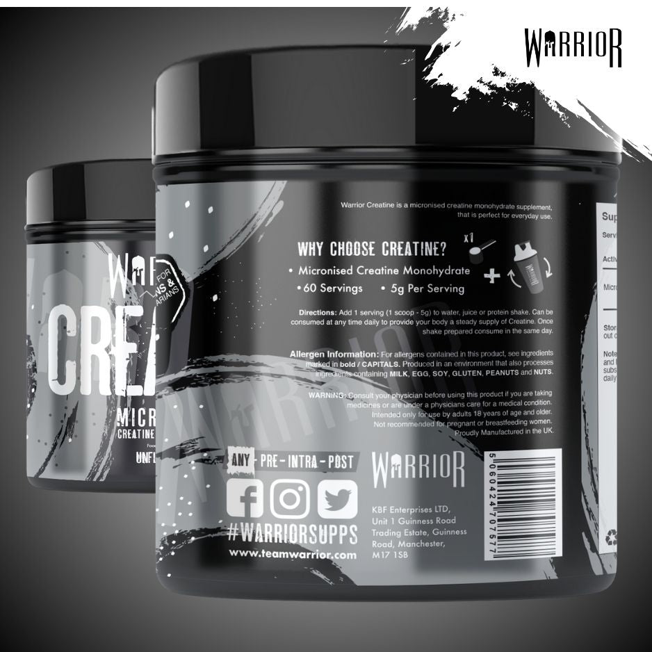Warrior Essentials Creatine | Unflavoured - 300g (French Label)