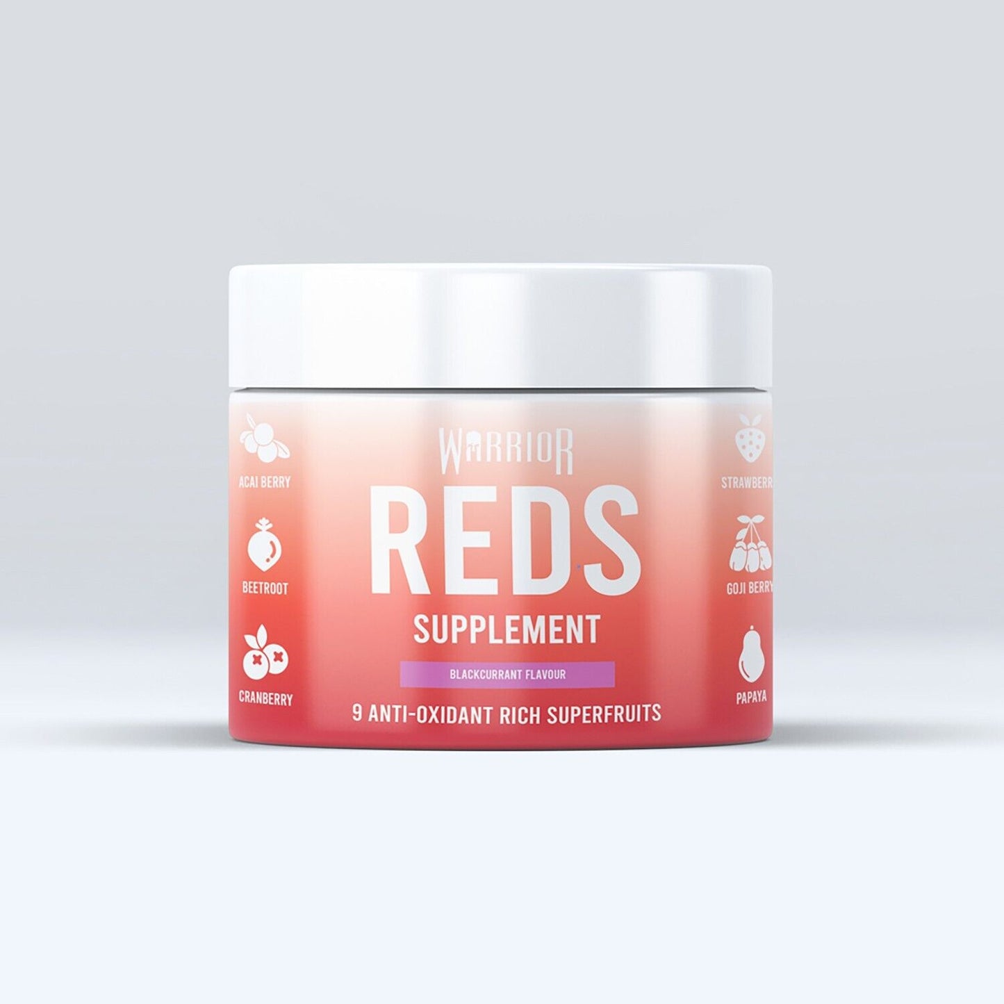 BBE March 25 - Warrior Reds Superfood Powder - Blackcurrant (100g)