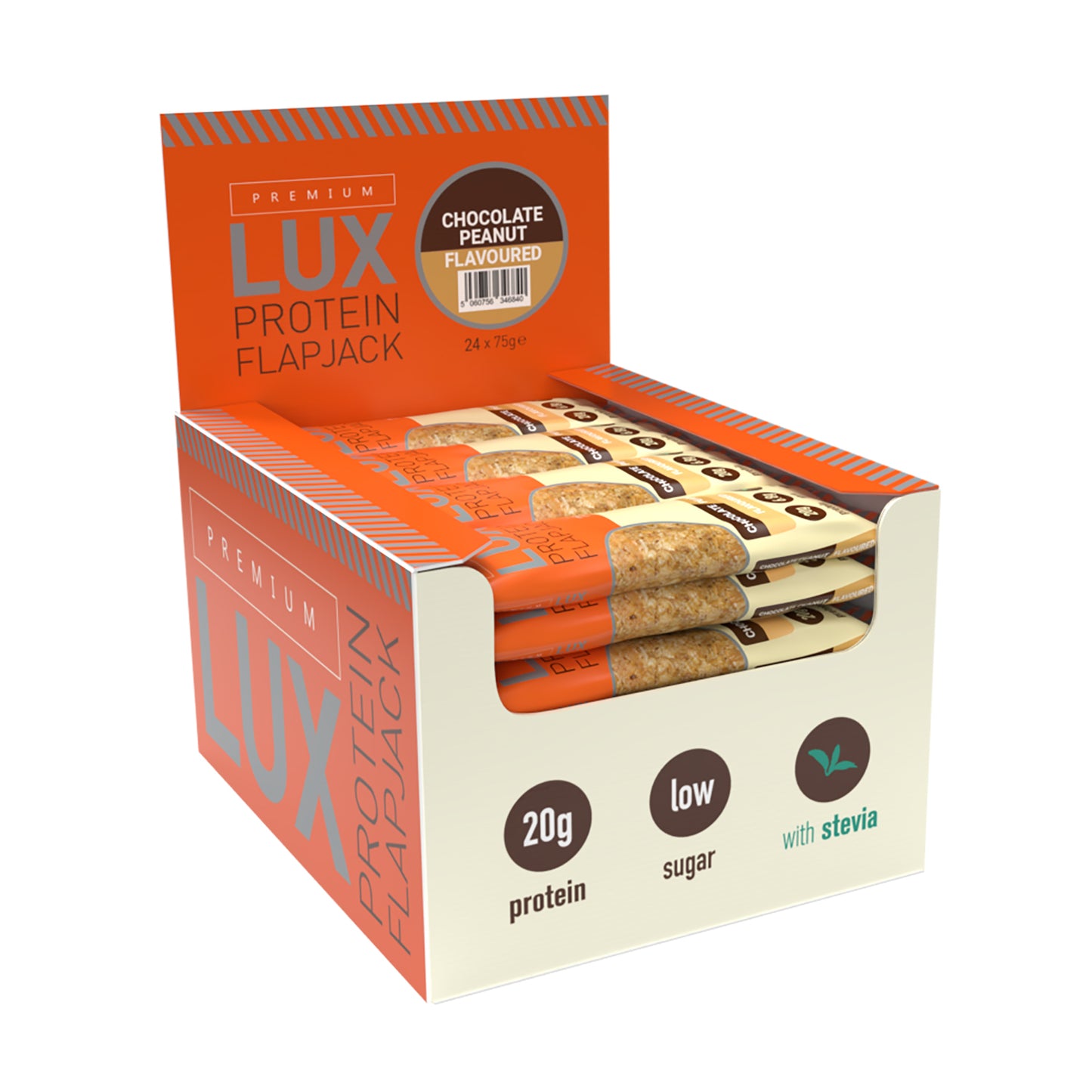 Premium LUX Protein Flapjacks - 24 Bars