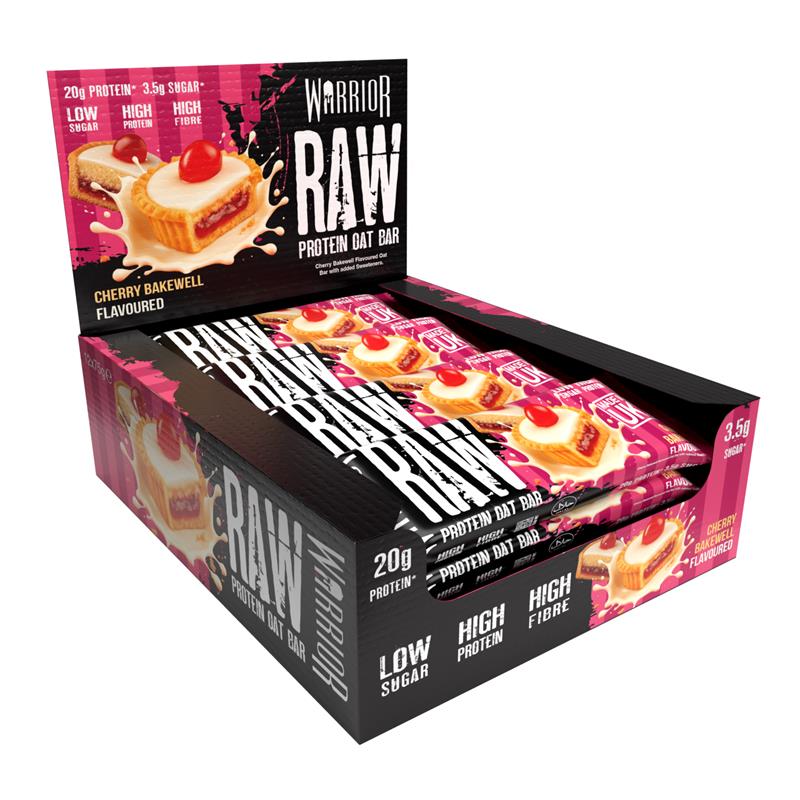 Warrior RAW Protein Oat Bars - 12 x 75g Box