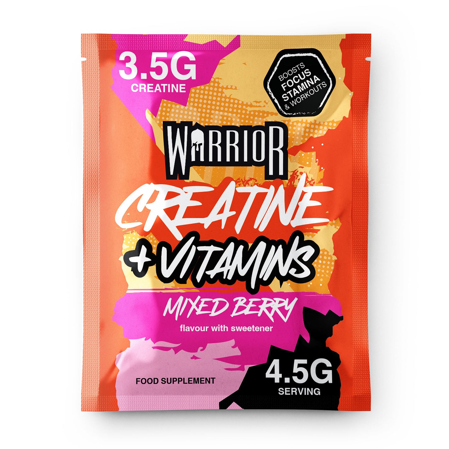Warrior Creatine Plus Vitamins – Sachet Pack (15 Sachets)
