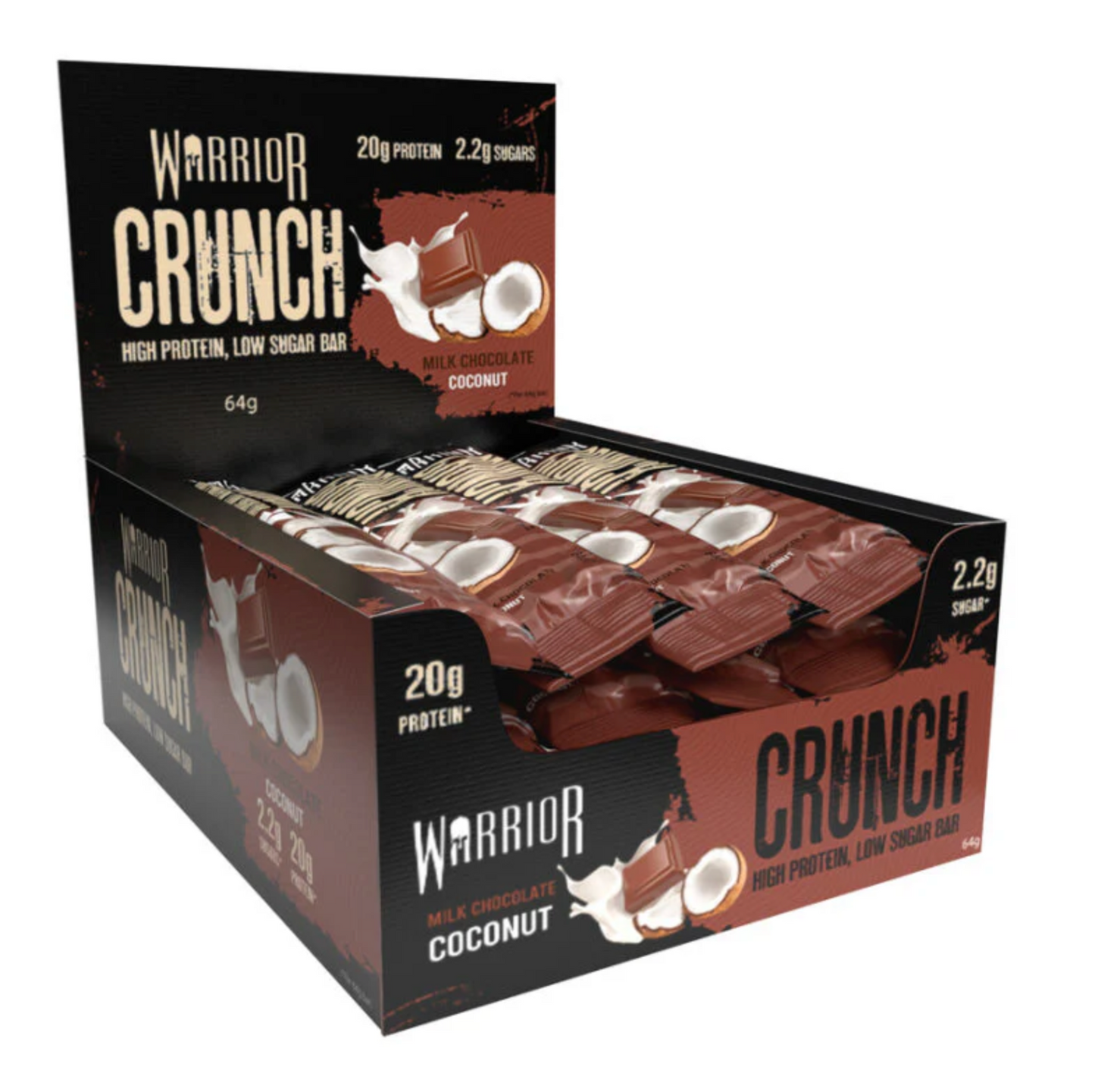 BBE Product - Warrior CRUNCH - 12 x 64g Bars