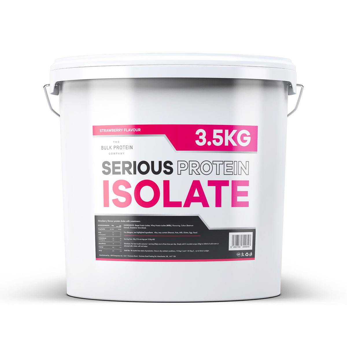 The Bulk Protein Company Serious Protein Isolate €“ 3.5kg