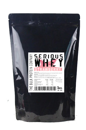 The Bulk Protein Company Serious Whey Strawberry 1kg