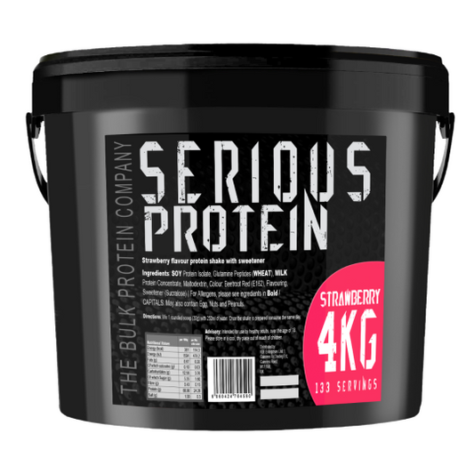 The Bulk Protein Company Serious Protein - 4kg-Strawberry