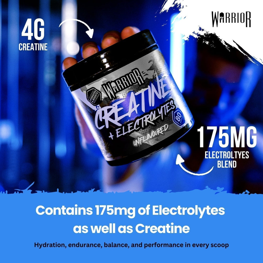 Warrior Creatine Plus Electrolytes: The Ultimate All-in-One for Strength and Hydration