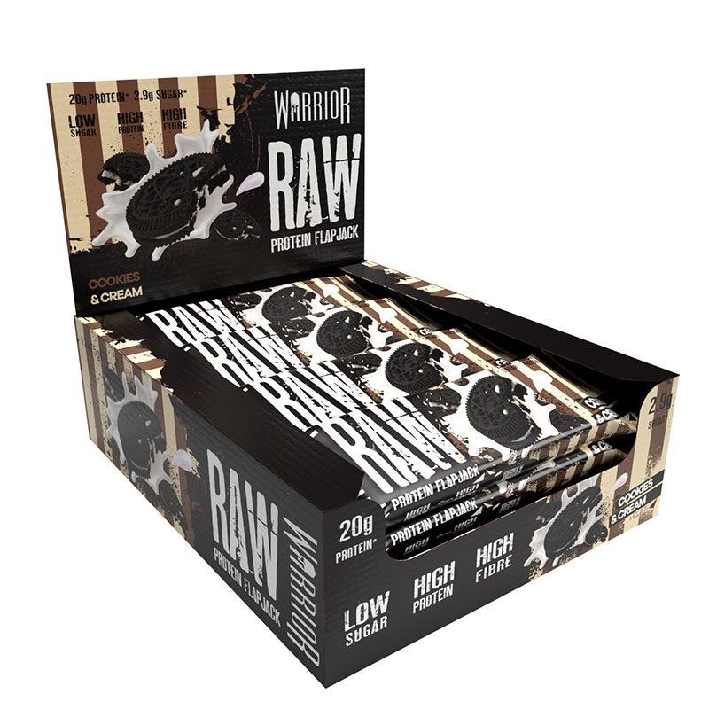 Warrior RAW Protein Flapjack - 12 Bars