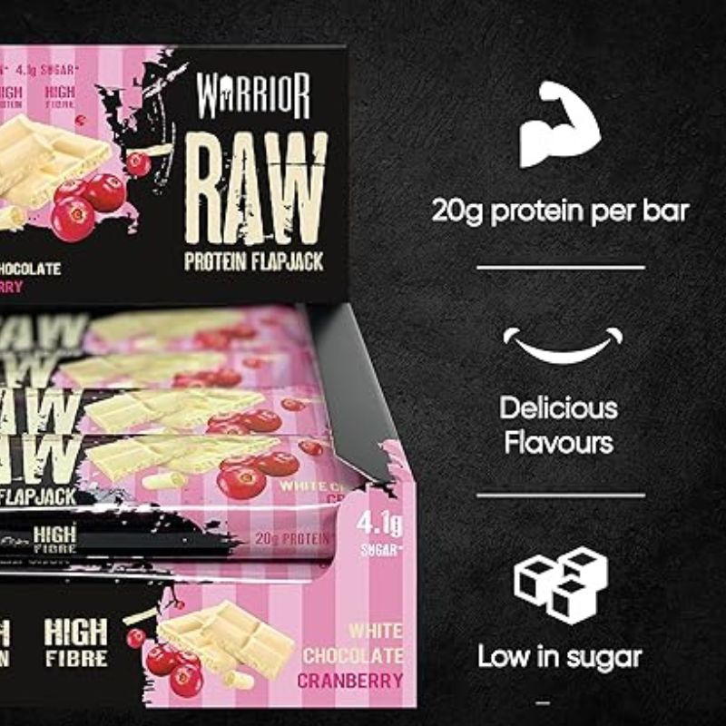 Warrior RAW Protein Flapjack - 12 Bars