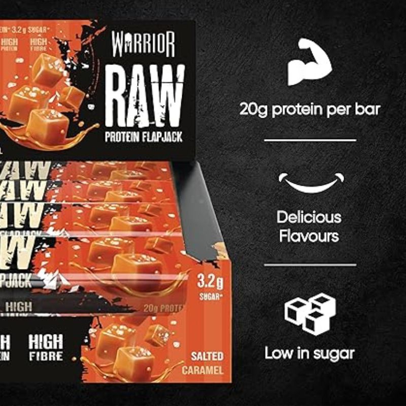Warrior RAW Protein Flapjack - 12 Bars