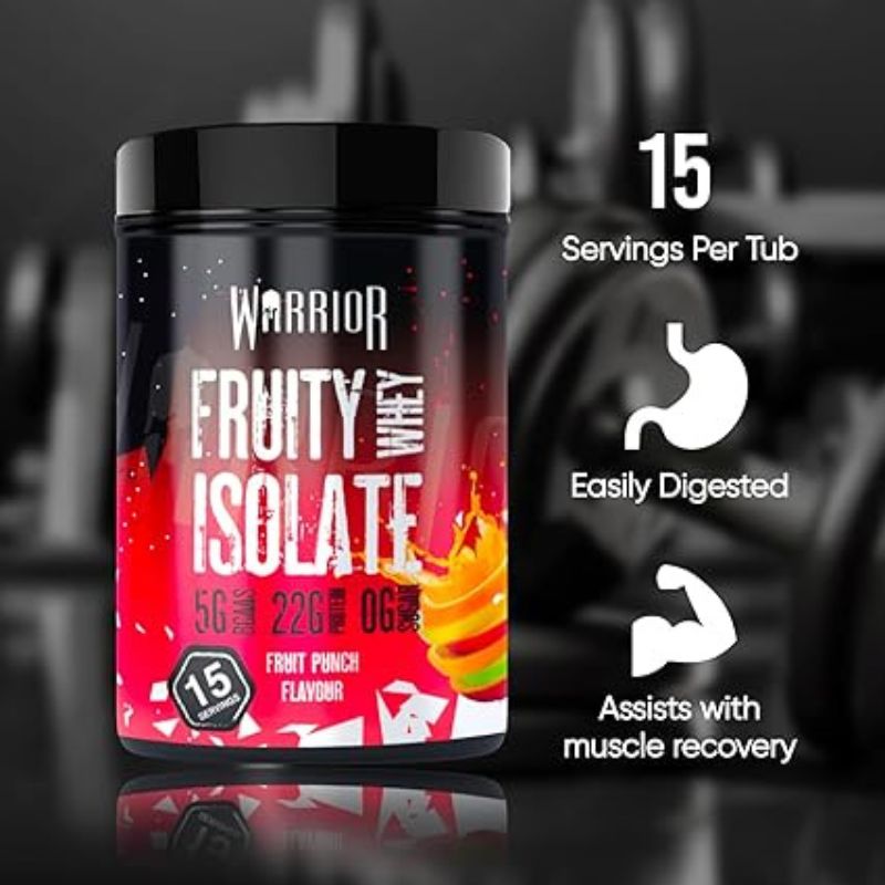 Warrior Whey Isolate - 375g & 500g (BBE Products 500g ONLY)