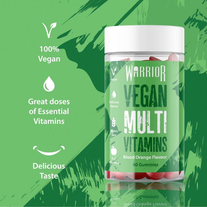 BBE APRIL25 - Warrior Vegan Multi-Vit Gummies - 60 Gummies