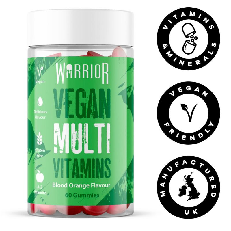 BBE APRIL25 - Warrior Vegan Multi-Vit Gummies - 60 Gummies