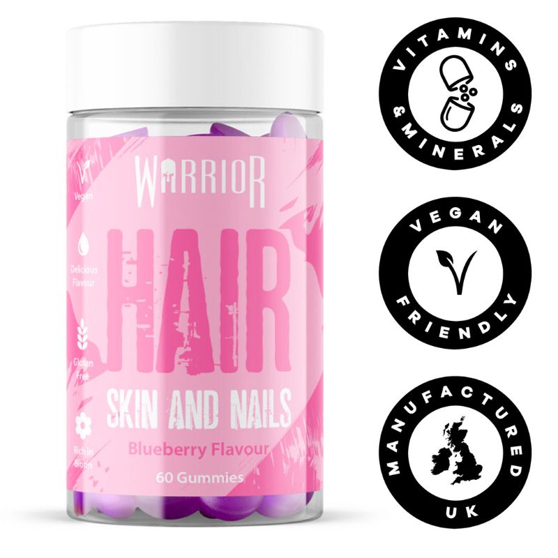 BBE APRIL25 - Warrior Hair, Skin and Nail Gummies - 60 Gummies
