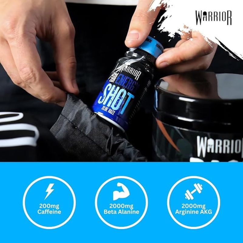 Warrior Rage Pre-Workout Energy Shot - (12x 60ml)