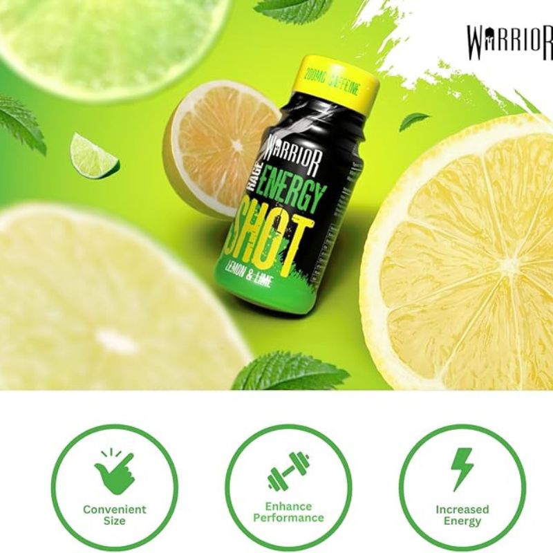 Warrior Rage Pre-Workout Energy Shot - (12x 60ml)