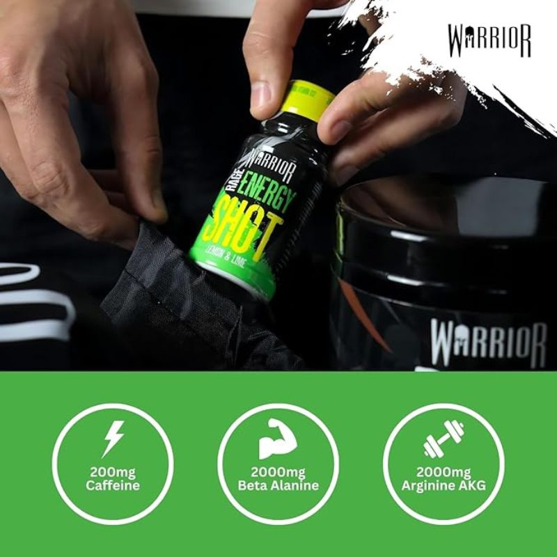 Warrior Rage Pre-Workout Energy Shot - (12x 60ml)