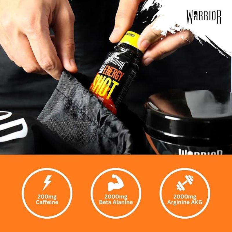 Warrior Rage Pre-Workout Energy Shot - (12x 60ml)