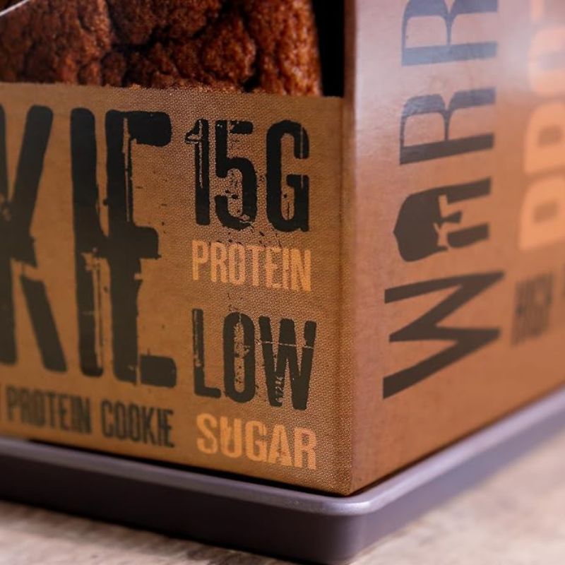 BBE FEB25 - Warrior Protein Cookie - 12 x 60g Cookies