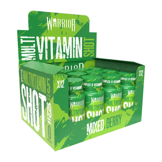 May 2025 - Warrior Multi Vitamin Shot - (12x 60ml) - BBE Product