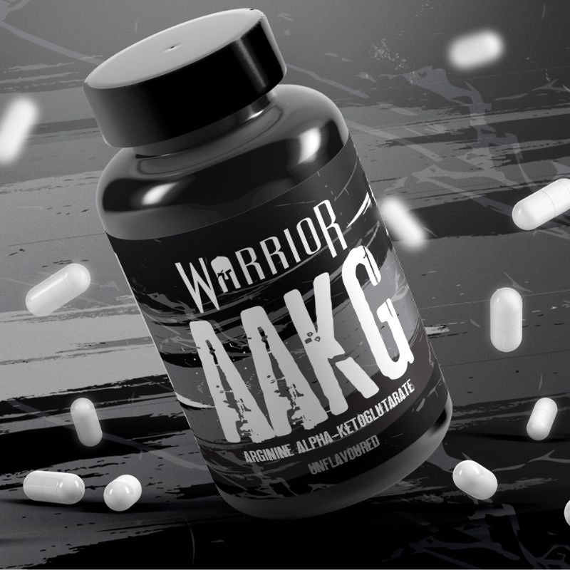 Warrior Arginine Alpha-Ketoglutarate (AAKG) 500mg - 180 capsules