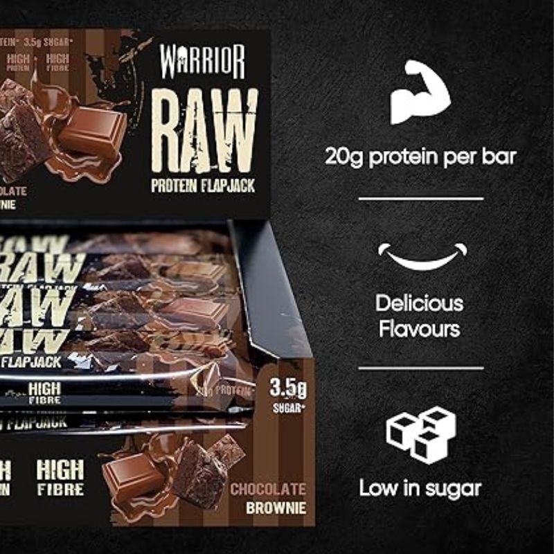 Warrior RAW Protein Flapjack - 12 Bars