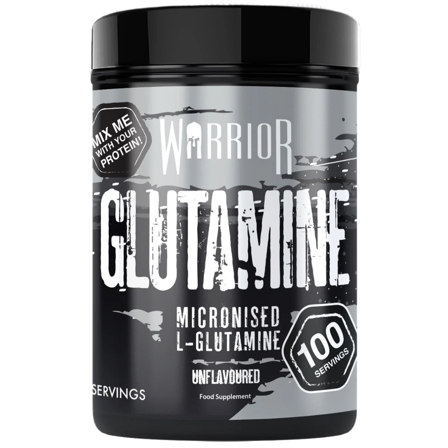 Warrior Glutamine Powder - 500g Tubs (100 Servings)