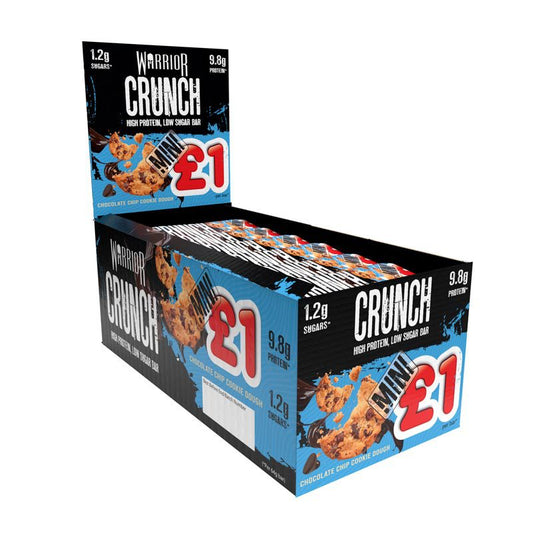 BBE FEB 25 - Warrior CRUNCH Mini Protein Bars 24 x 32g Bars