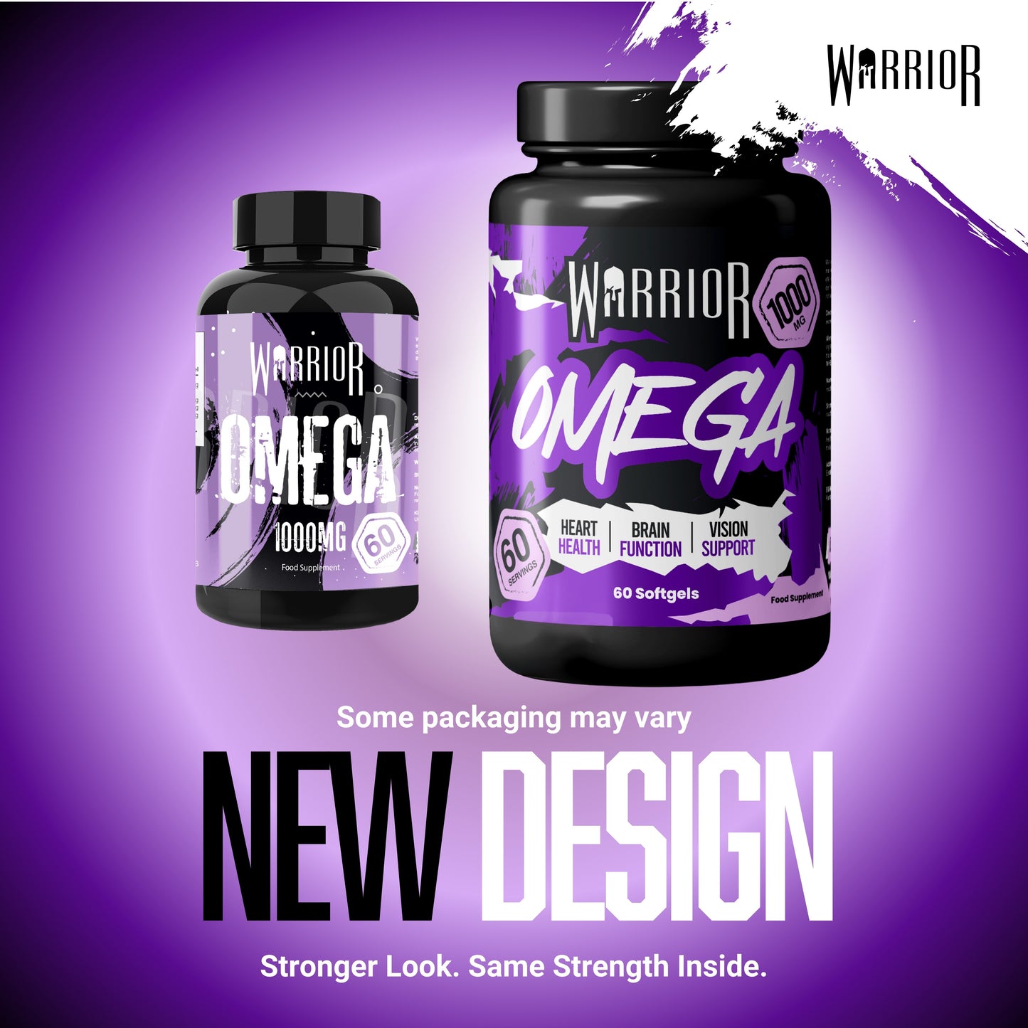 Warrior Omega (1000mg) - 60 Softgels