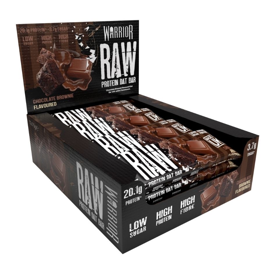 Warrior RAW Protein Oat Bars - 12 x 75g Box