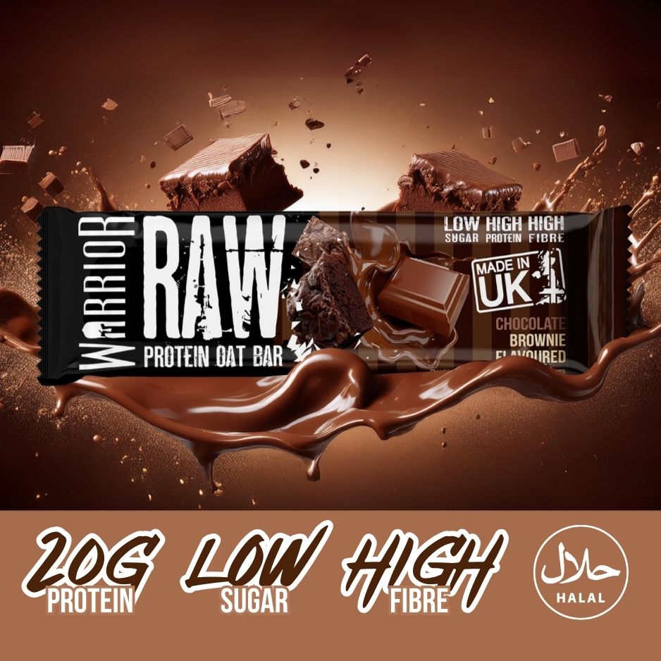 Warrior RAW Protein Oat Bars - 12 x 75g Box