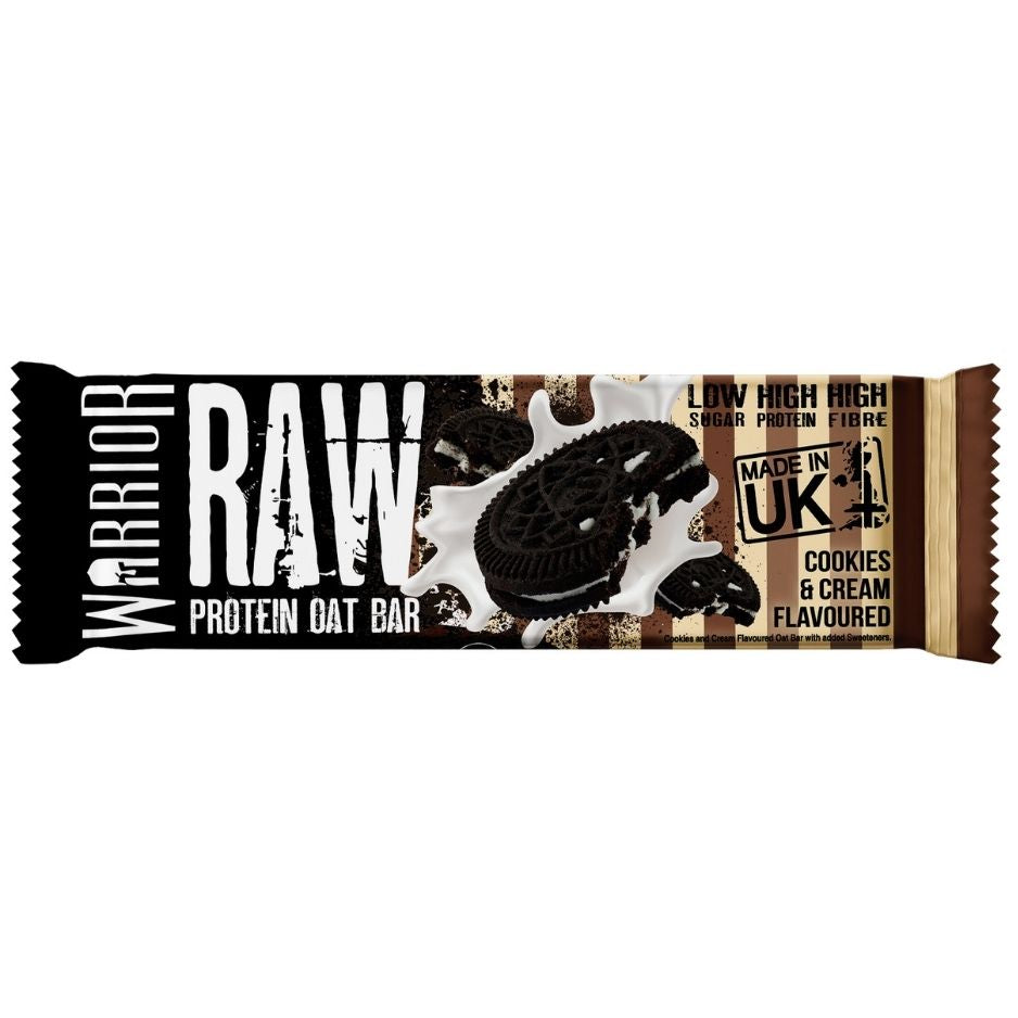 Warrior RAW Protein Oat Bars - 12 x 75g Box