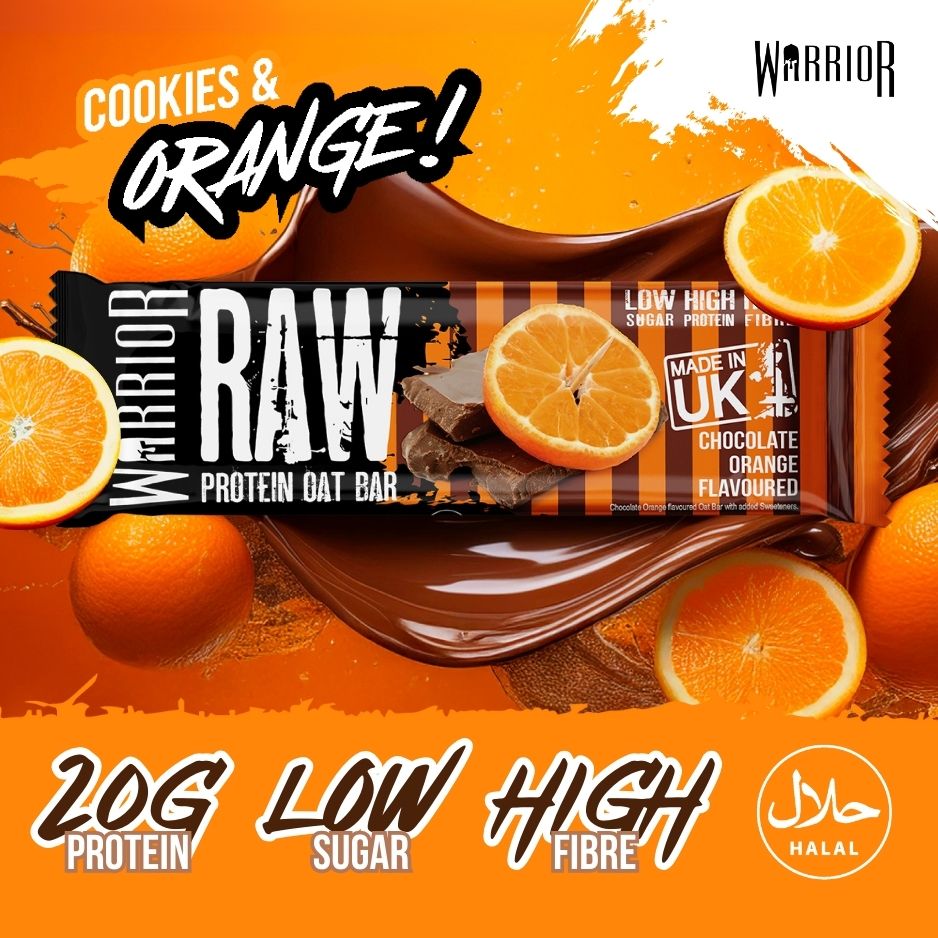 Warrior RAW Protein Oat Bars - 12 x 75g Box