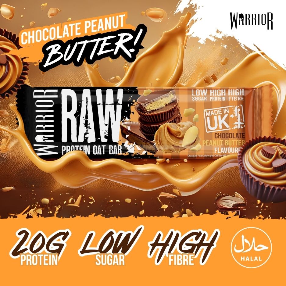 Warrior RAW Protein Oat Bars - 12 x 75g Box