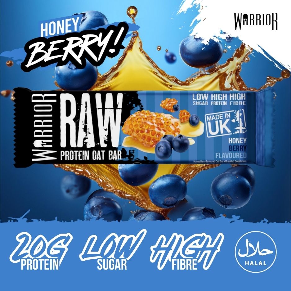 Warrior RAW Protein Oat Bars - 12 x 75g Box