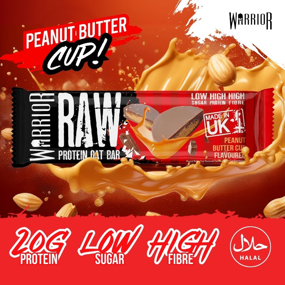 Warrior RAW Protein Oat Bars - 12 x 75g Box
