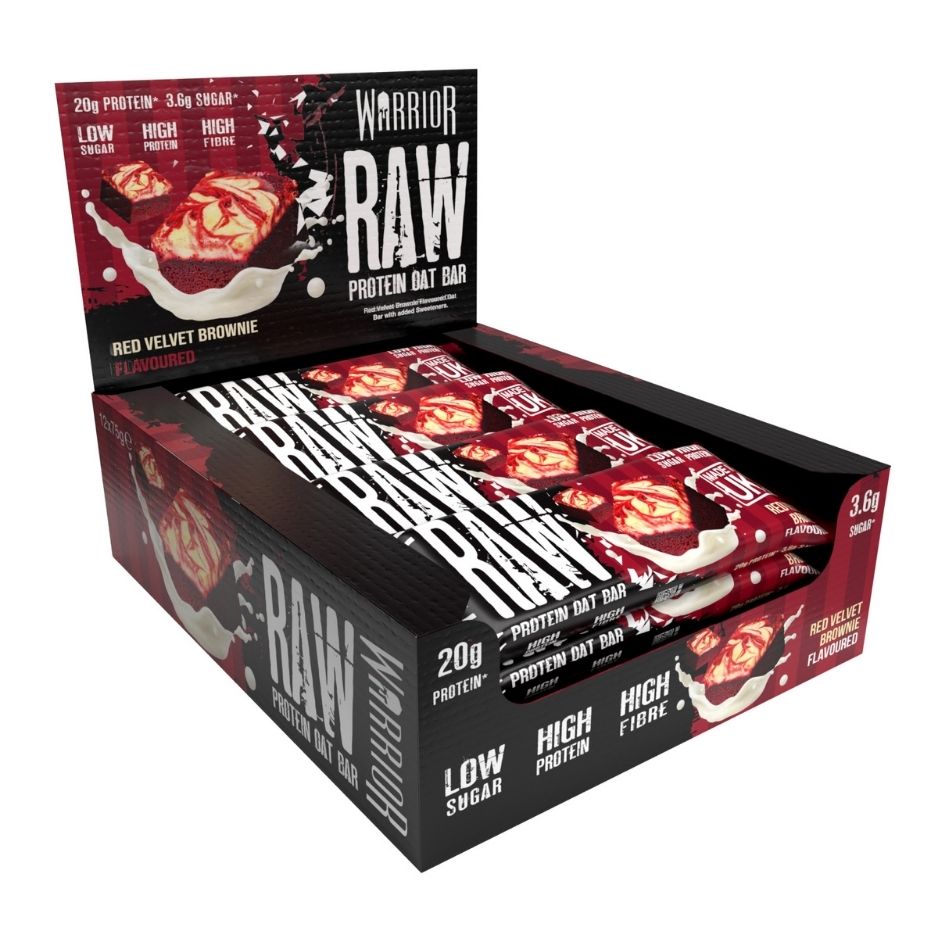 Warrior RAW Protein Oat Bars - 12 x 75g Box