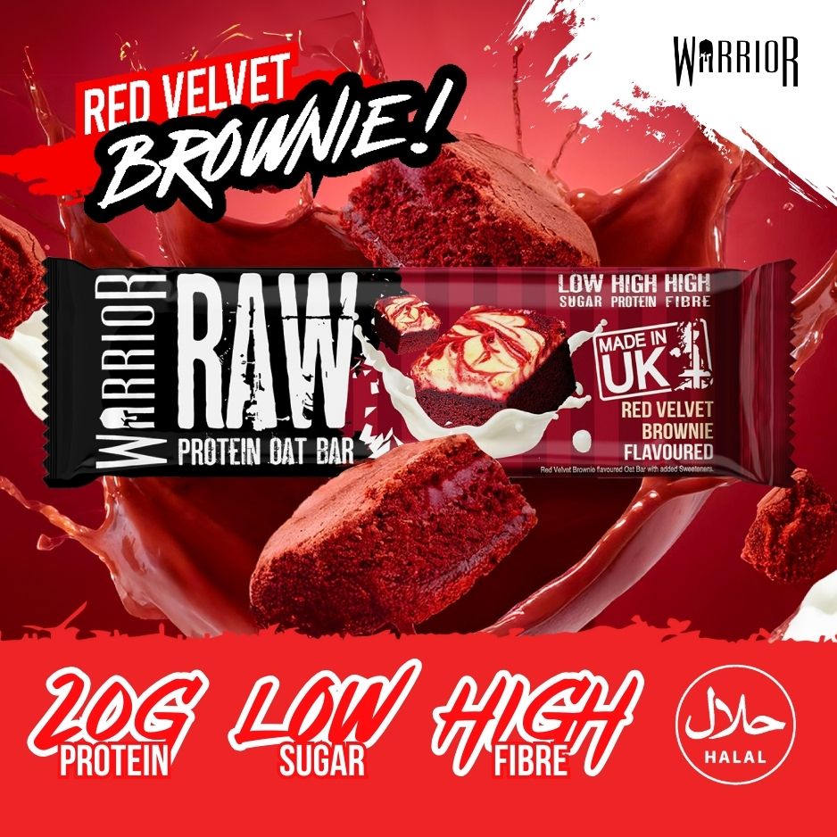Warrior RAW Protein Oat Bars - 12 x 75g Box
