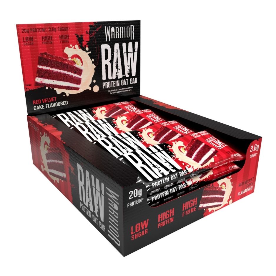 Warrior RAW Protein Oat Bars - 12 x 75g Box