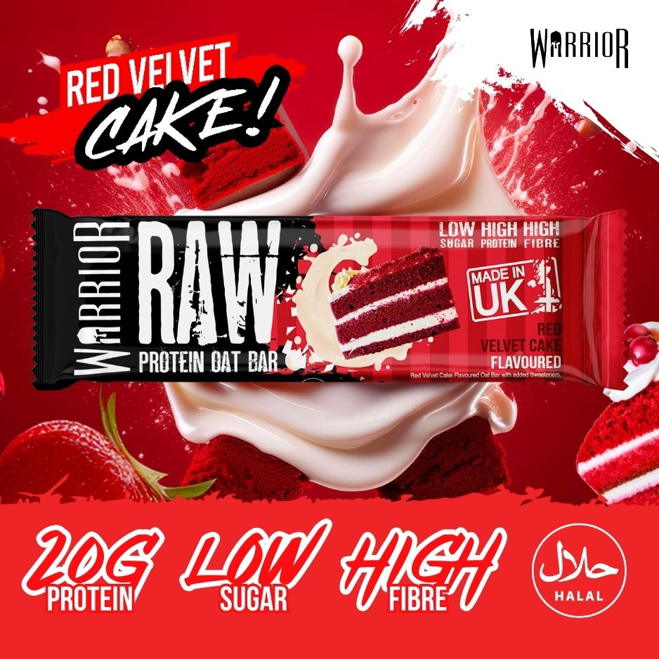 Warrior RAW Protein Oat Bars - 12 x 75g Box