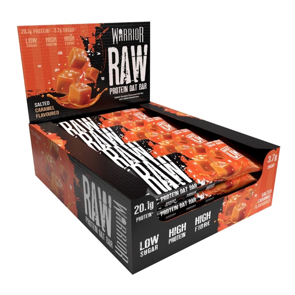 Warrior RAW Protein Oat Bars - 12 x 75g Box