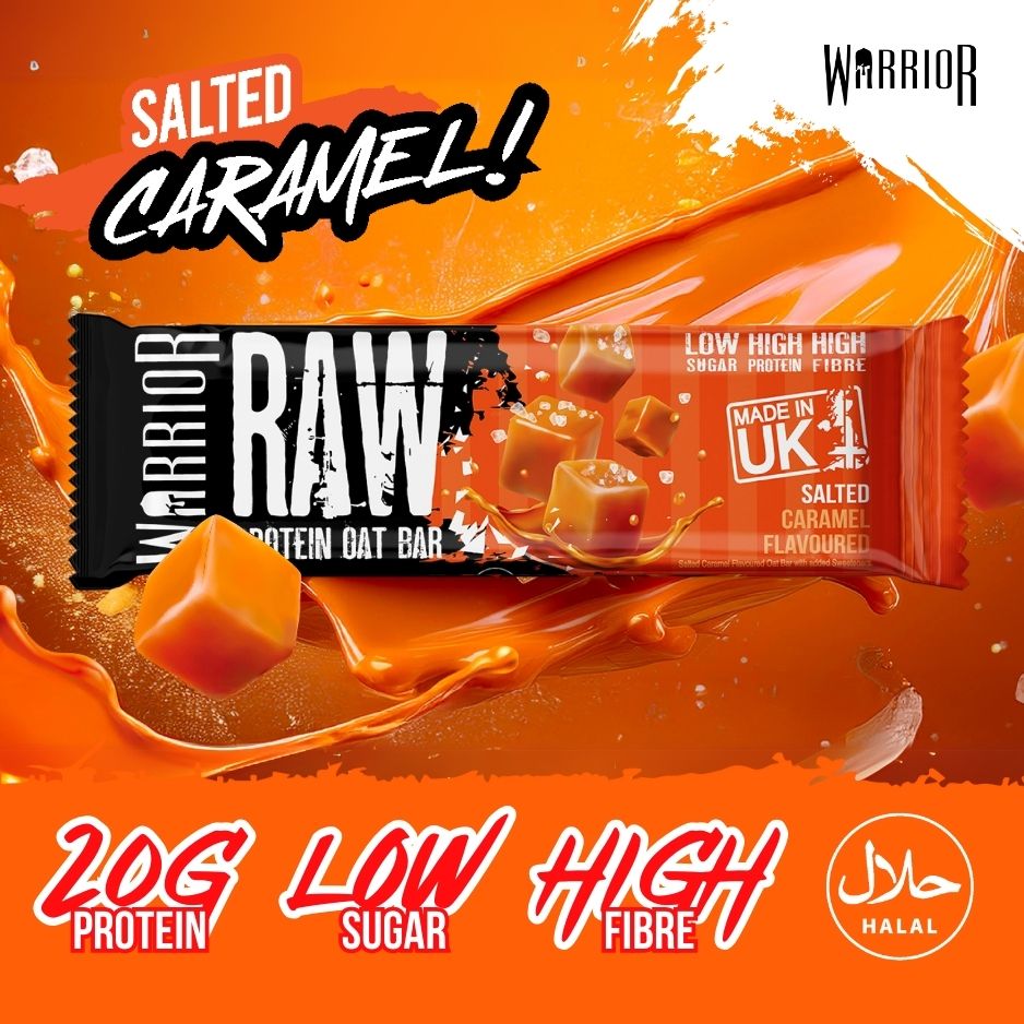 Warrior RAW Protein Oat Bars - 12 x 75g Box