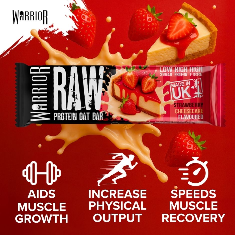 Warrior RAW Protein Oat Bars - 12 x 75g Box