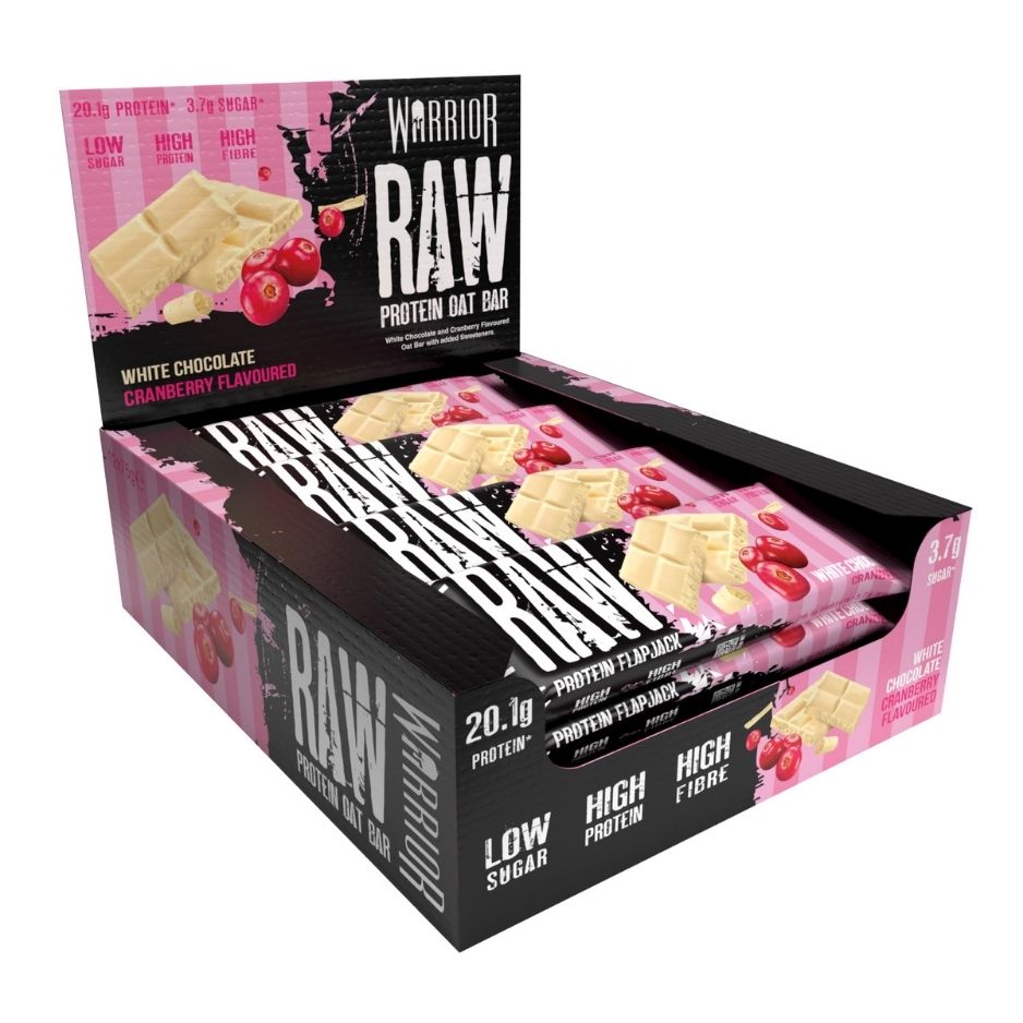 Warrior RAW Protein Oat Bars - 12 x 75g Box