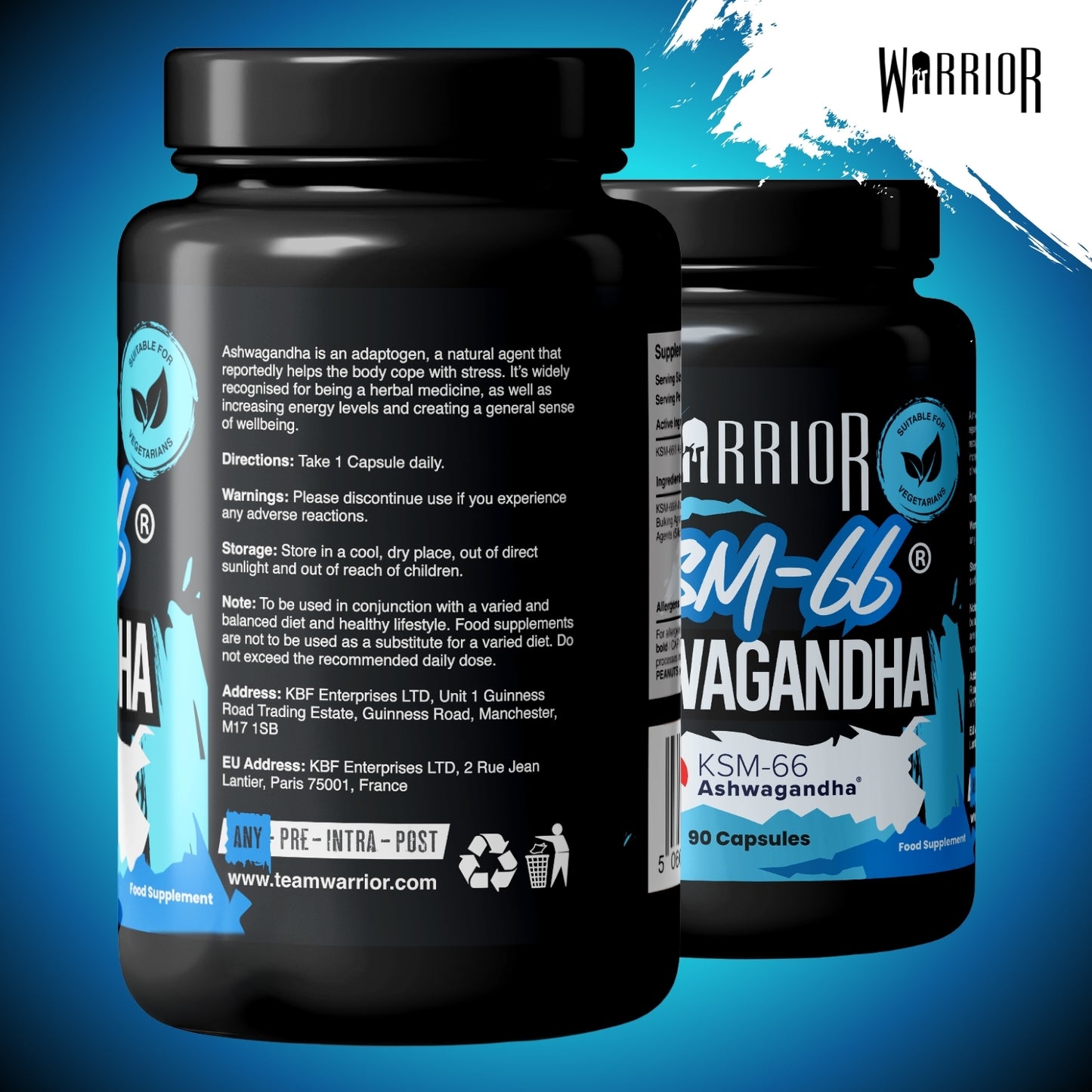 Warrior Ashwagandha - 90 Capsules