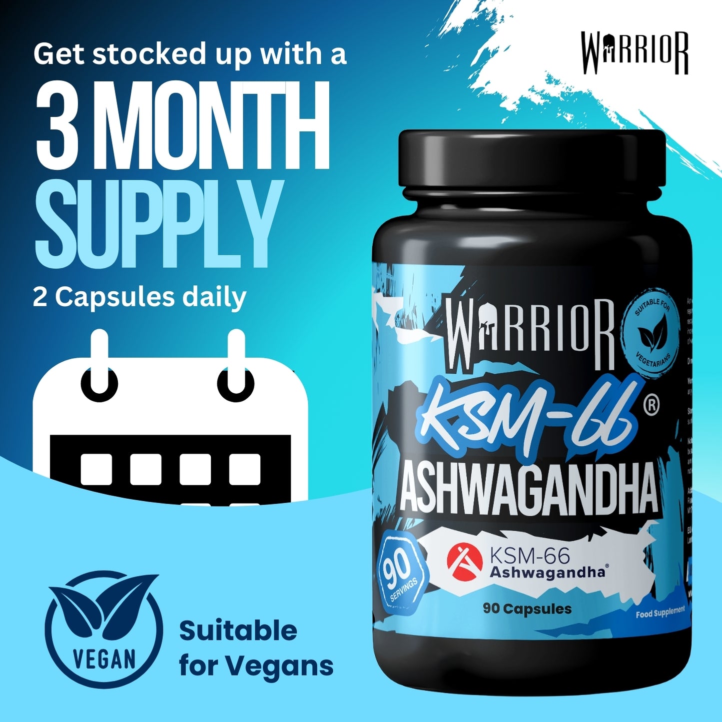 Warrior Ashwagandha - 90 Capsules
