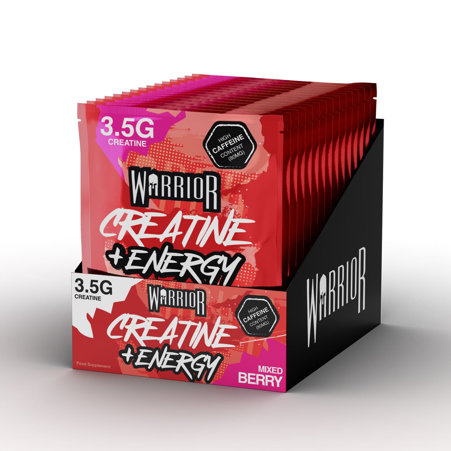 Warrior Creatine Plus Energy – Sachet Pack (15 Sachets)