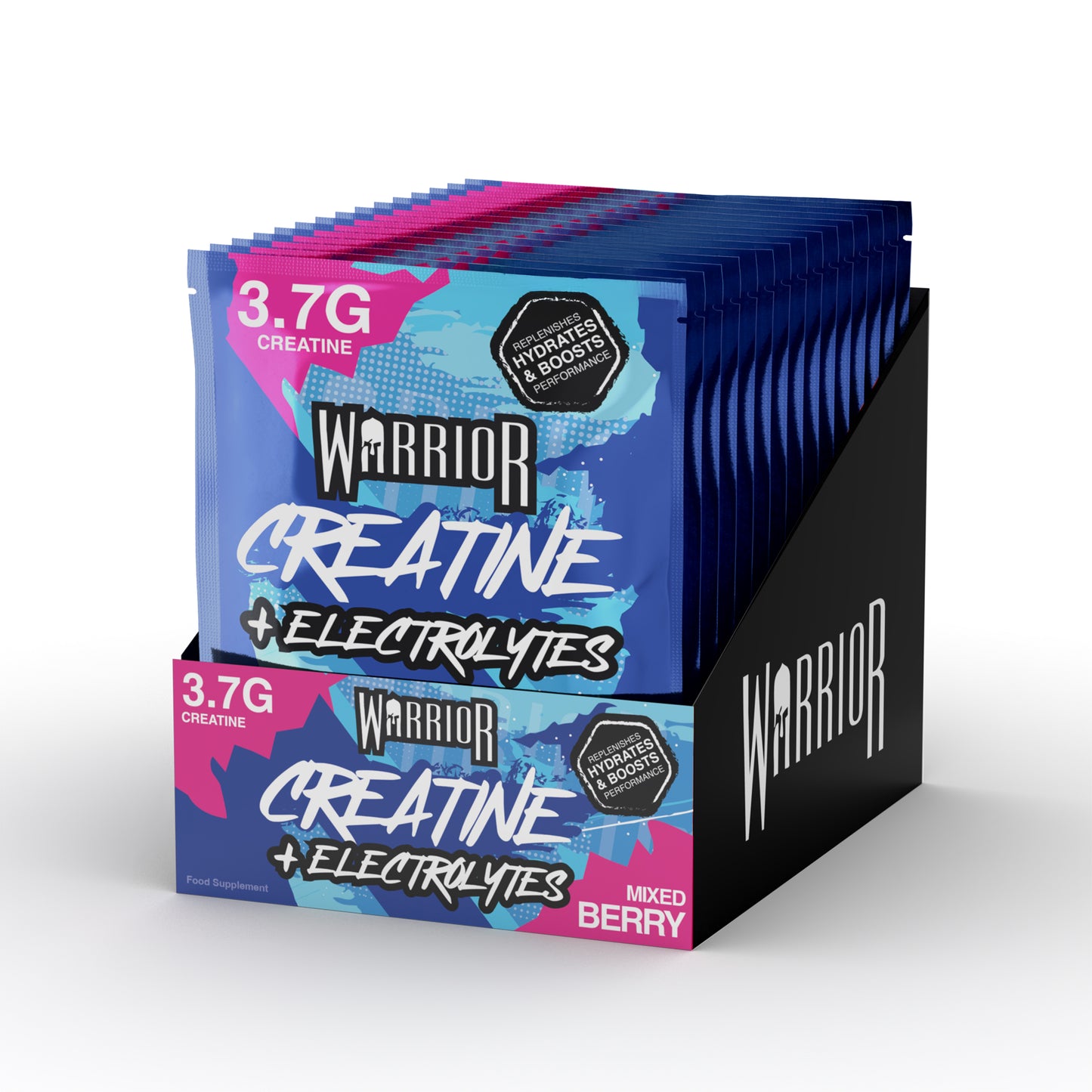 Warrior Creatine Plus Electrolytes – Sachet Pack (15 Sachets)