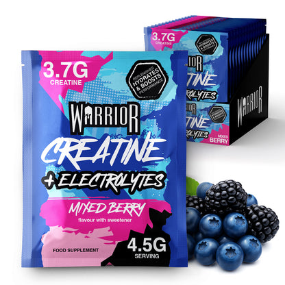 Warrior Creatine Plus Electrolytes – Sachet Pack (15 Sachets)
