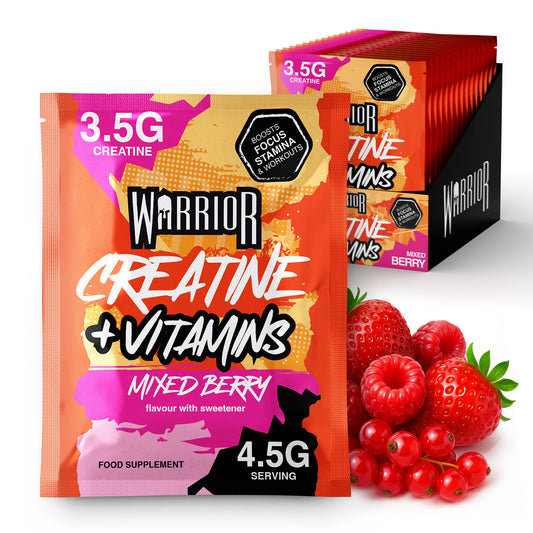 Warrior Creatine Plus Vitamins – Sachet Pack (15 Sachets)